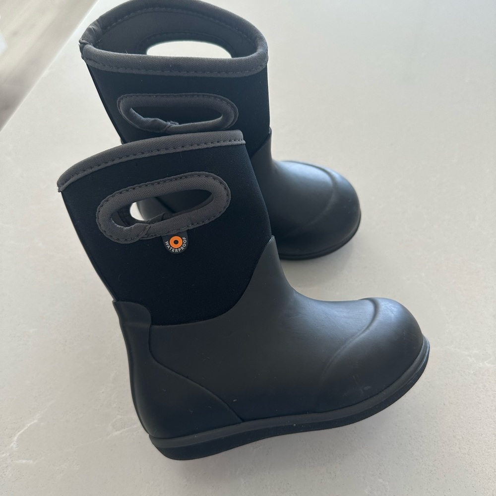 Bogs Black Kids' Rain Winter Boots